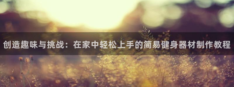 意昂4集团logo：创造趣味与挑战：在家中轻松上手的