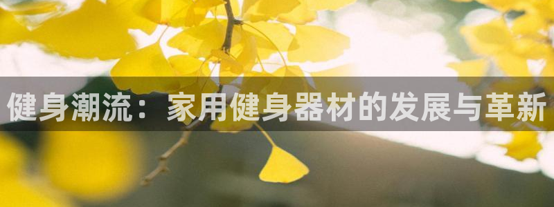 意昂集团官网：健身潮流：家用健身器材的发展与革新