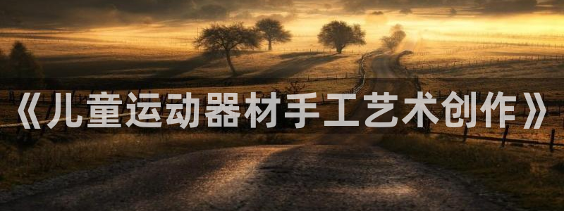 意昂体育4娱乐：《儿童运动器材手工艺术创作》